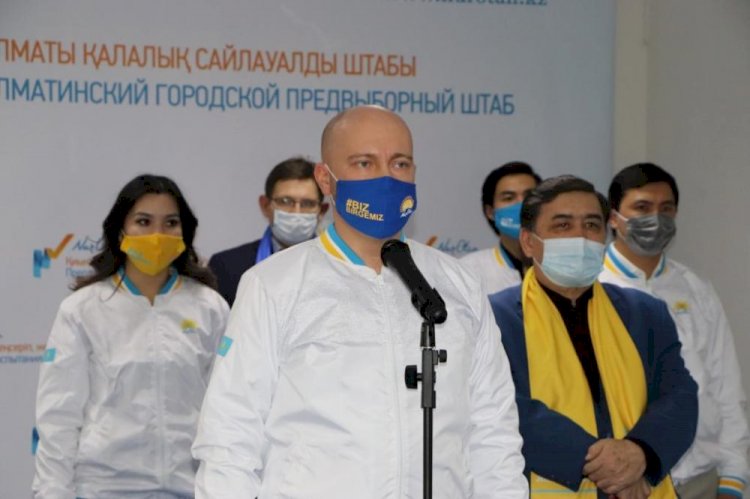 К предвыборной работе приступает алматинский филиал Nur Otan