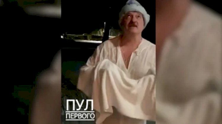 Лукашенко искупался в ледяной проруби   