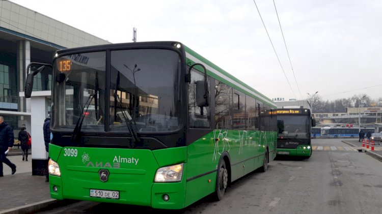 Полиция Алматы проводит отработку «Автобус»