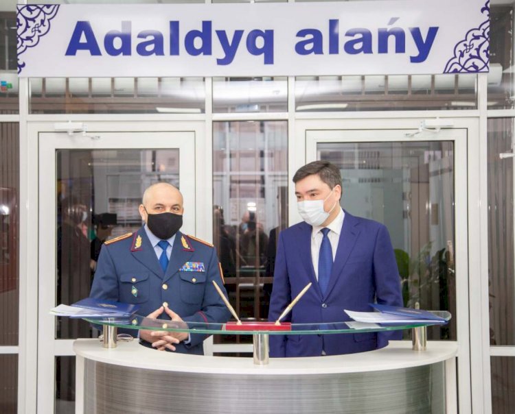 МВД присоединился к антикоррупционному проекту «Адалдық аланы»