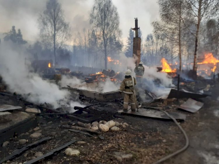 Пожар в Риддере: хронология событий