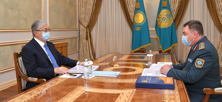Токаев принял министра Ильина