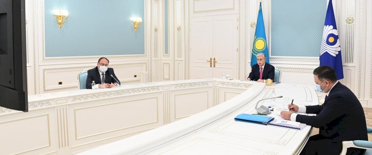 Касым-Жомарт Токаев принял участие в заседании Совета глав государств СНГ