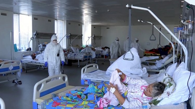 В стационарах Алматы с диагнозом КВИ находятся 730 человек