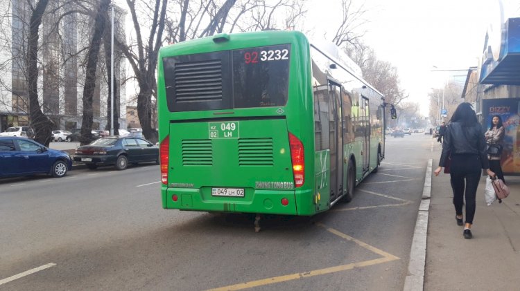 Схема движения одного из маршрутных автобусов изменится в Алматы