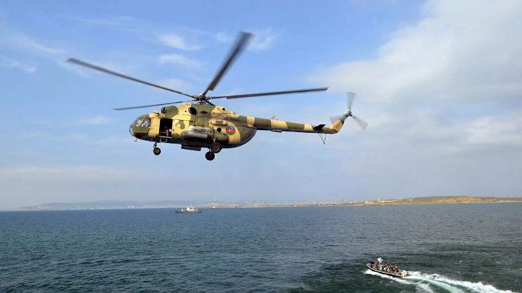 Военный вертолет разбился в Азербайджане