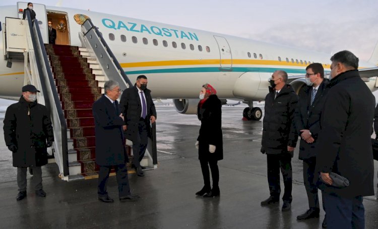 Касым-Жомарт Токаев прибыл в Санкт-Петербург