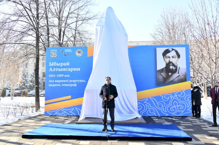 Бакытжан Сагинтаев принял участие в торжественном открытии памятника Ыбыраю Алтынсарину