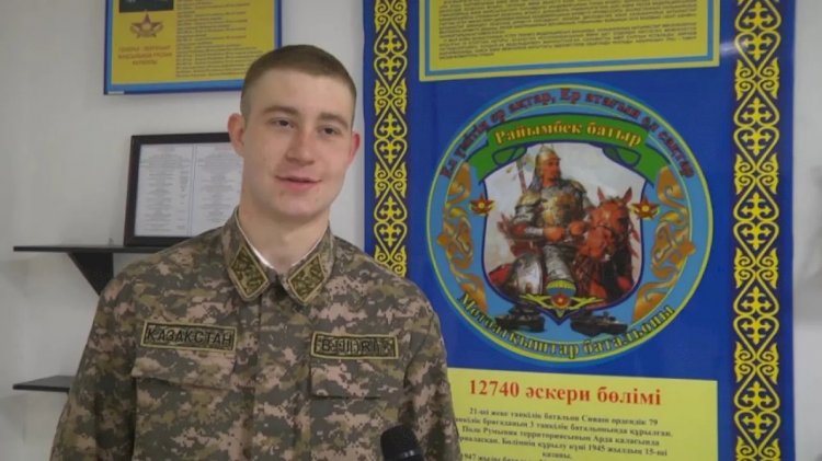 Чемпион мира по гиревому спорту проходит срочную службу в Сарыозекском гарнизоне