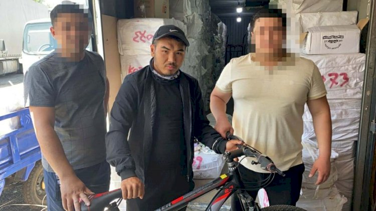 Велосипедный вор задержан полицейскими Алматы