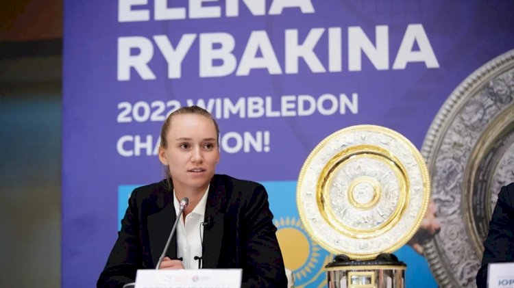 Елена Рыбакина обратилась к алматинцам