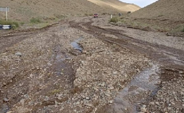 Сель сошел на автодороге республиканского значения в Алматинской области