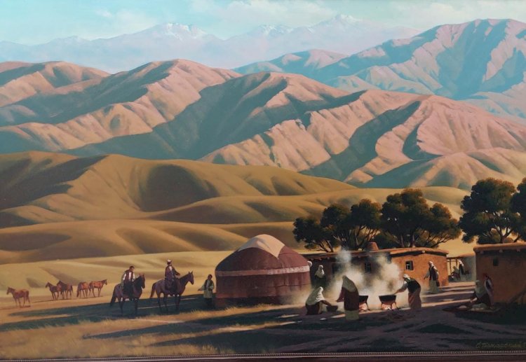 В Almaty Gallery проходит персональная выставка Сергея Пожарского