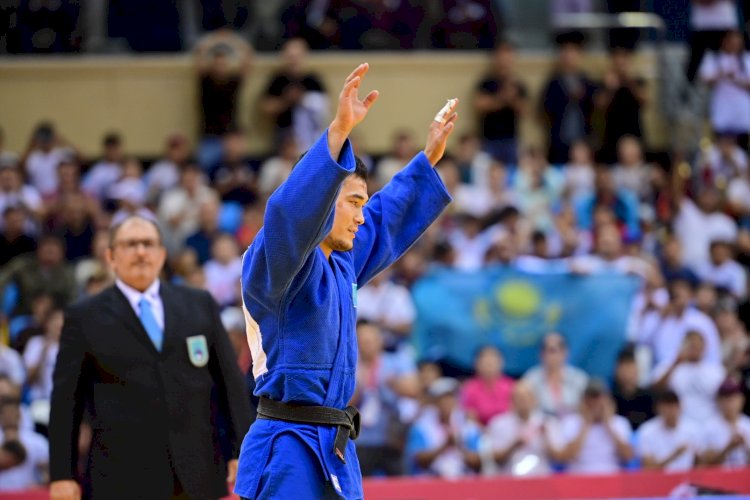 Казахстанский дзюдоист Магжан Шамшадин  взял бронзу на чемпионате Азии