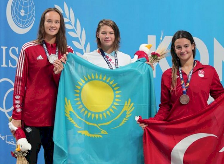 Казахстанская пловчиха завоевала «золото» и установила рекорд Игр исламской солидарности
