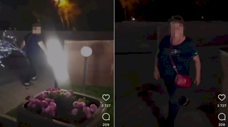 Скандалистка-серийщица вновь попала на видео у парка Первого Президента в Алматы