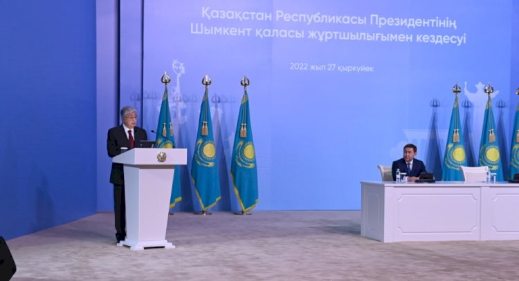 Президент провел встречу с общественностью Шымкента
