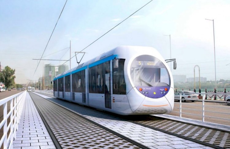 В Алматы по улице Толе би построят LRT трамвайного типа