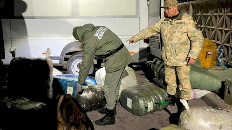 Крупную партию наркотиков пытался провезти через границу гражданин Кыргызстана