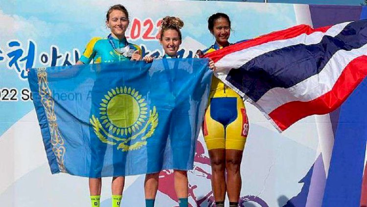 Казахстанская сборная по маунтинбайку завершила чемпионат Азии с семью медалями