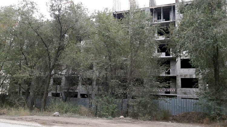 В Алматы вместо недостроенных многоэтажек разобьют парк