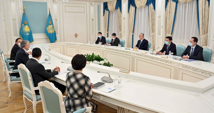 Глава государства встретился с руководством компании Shell