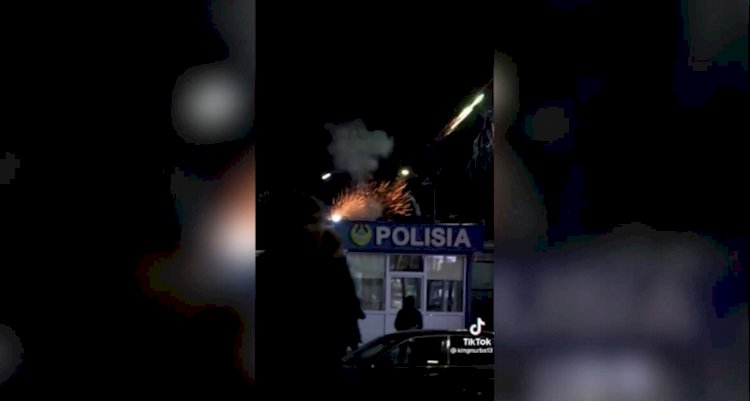 В Алматы задержали блогера, запустившего фейерверк с крыши поста полиции
