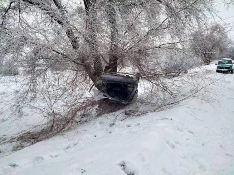 Два человека погибли при опрокидывании легкового авто на трассе близ Талдыкоргана