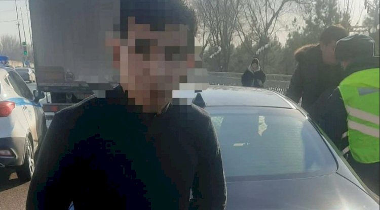 Угнанный в Алматы автомобиль нашли в Шымкенте