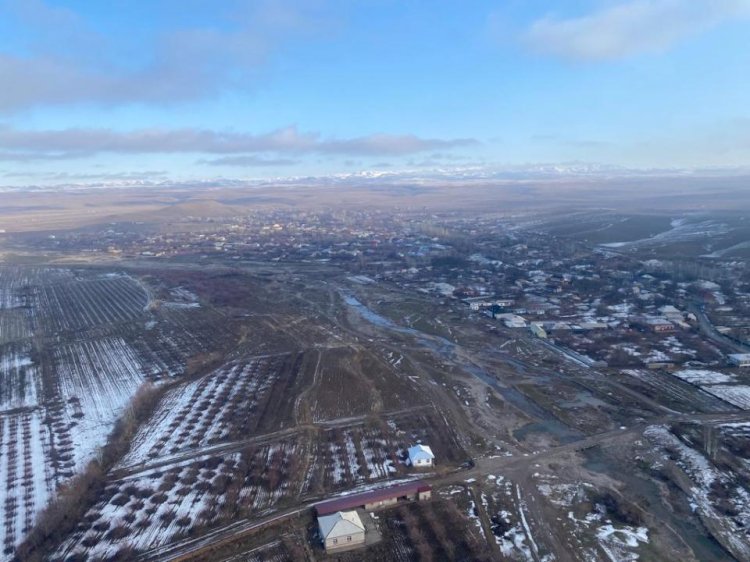 МЧС РК опубликовало кадры с подтопленными населенными пунктами в Туркестанской области