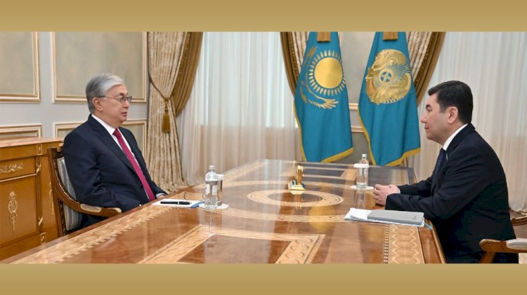 Глава государства принял председателя Мажилиса Парламента Кошанова