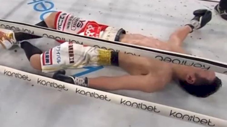 Страшным нокаутом закончился бой японца с казахстанским чемпионом WBO