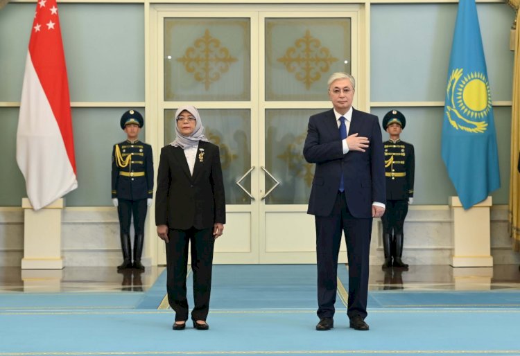 Президент Сингапура прибыла в Казахстан с госвизитом