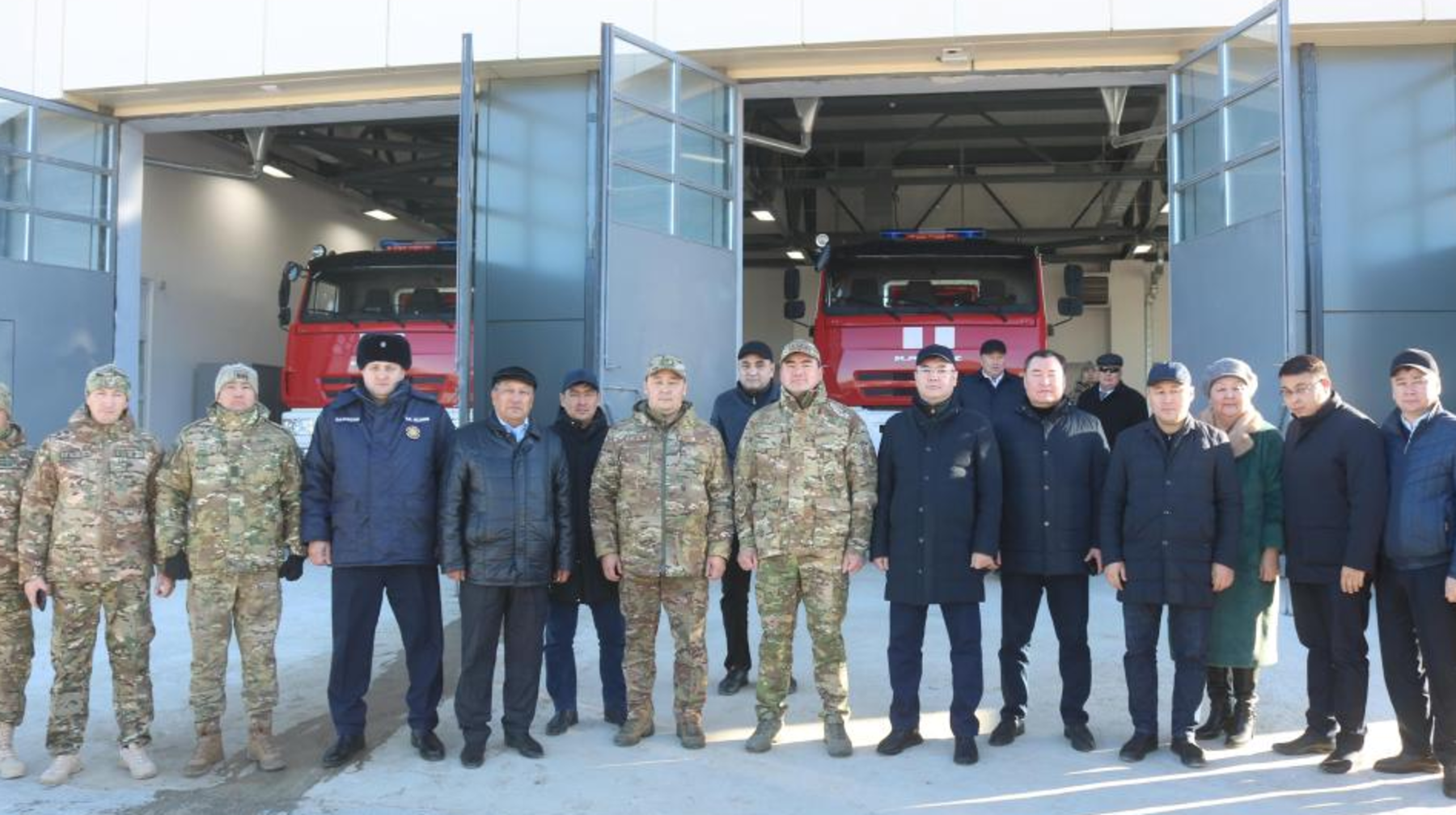Новую пожарную часть открыли в Атырауской области