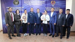 Известные алматинские спортсмены встретились с будущими полицейскими