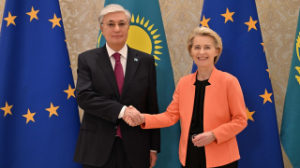 Глава государства провел переговоры с президентом Европейской комиссии