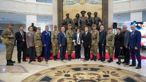 В Астане проводили в экспедицию поисковиков отряда «Мемориальная зона»