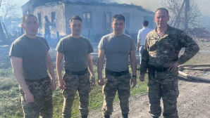 Карагандинские гвардейцы спасли детей из горящего дома