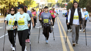 Впервые на Almaty Marathon появились биотуалеты для людей с особыми потребностями