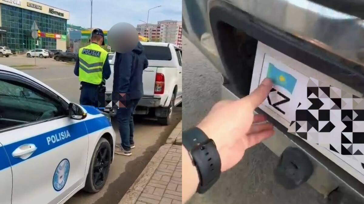 Бумажный номер вместо настоящего: в Уральске выявили нарушение