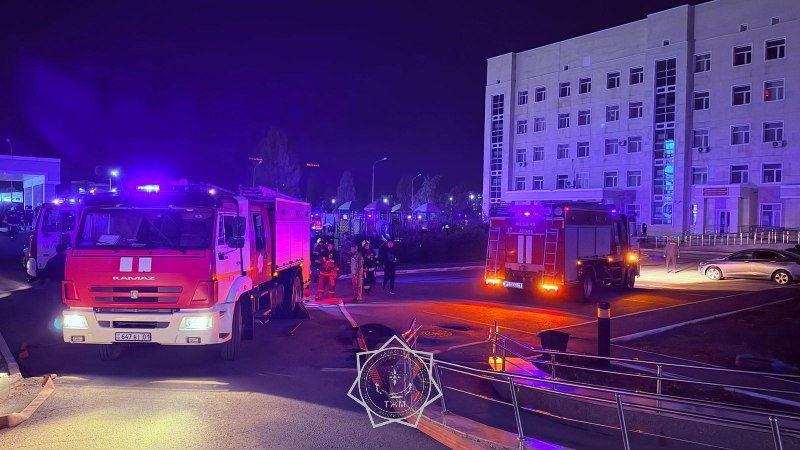 В Астане произошел пожар в детской больнице