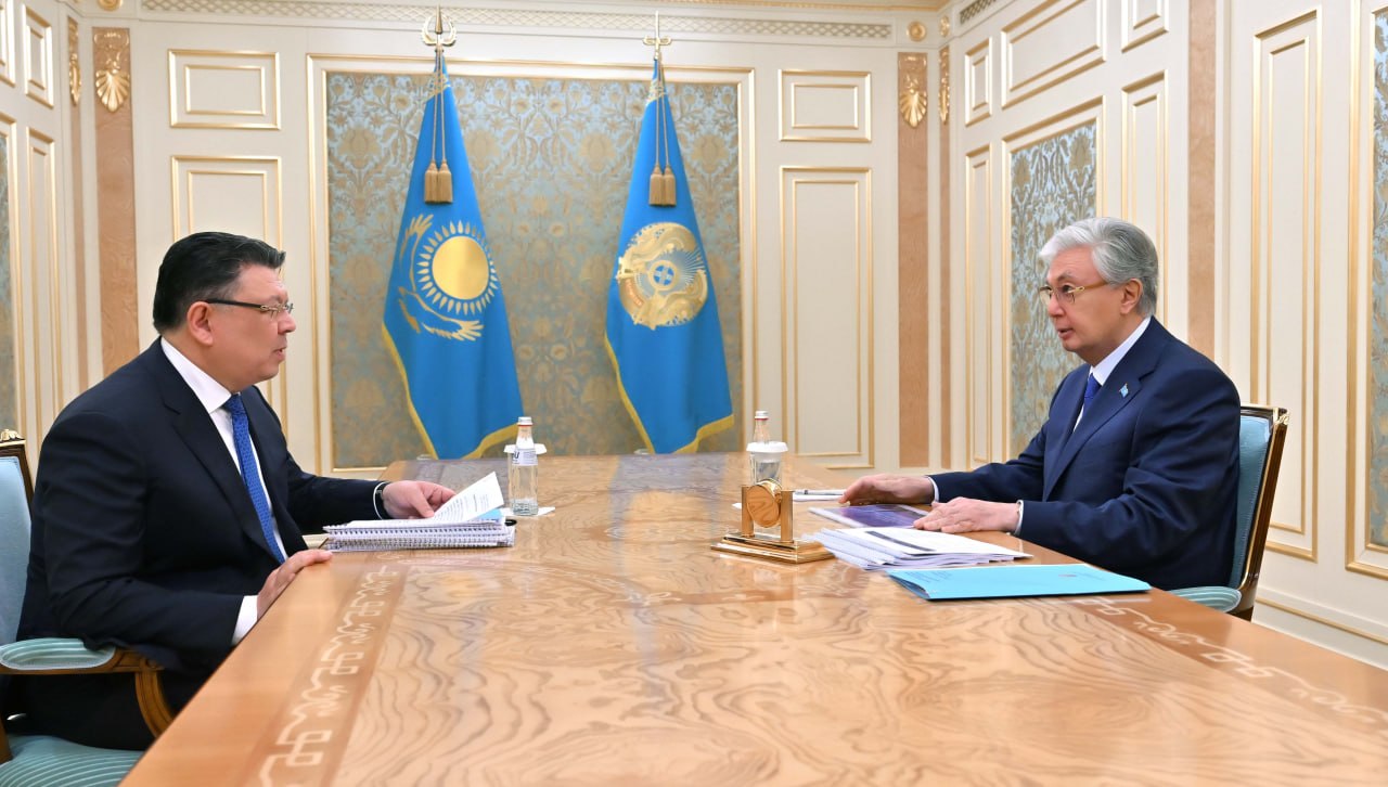Глава государства принял заместителя Премьер-министра Каната Бозумбаева