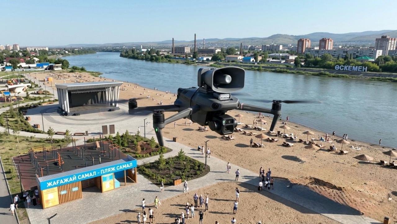 В Казахстане внедряют ИИ и дроны для контроля безопасности на водоемах