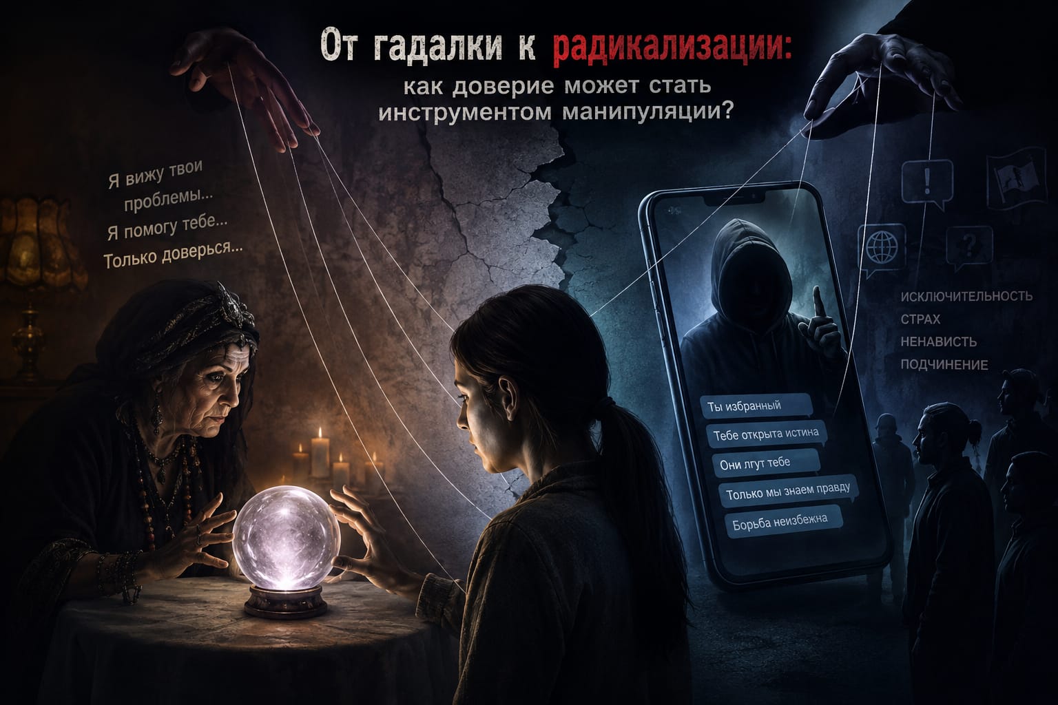 От гадалки к радикализации: как доверие может стать инструментом манипуляции?