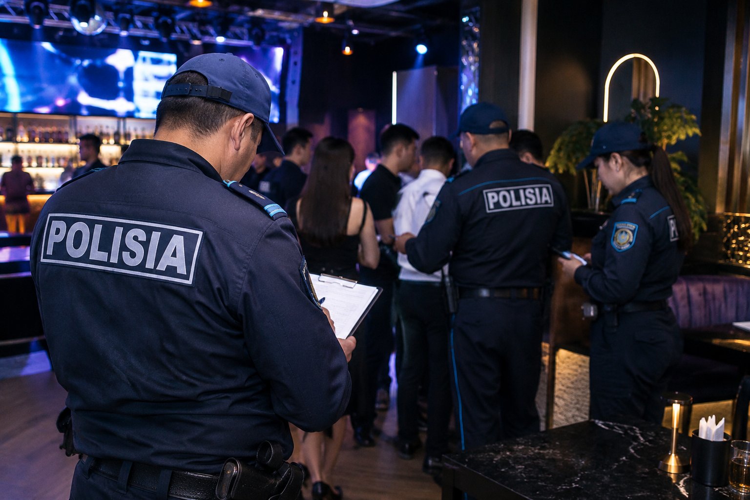 В Астане в ходе рейда по развлекательным заведениям выявили около 40 правонарушений