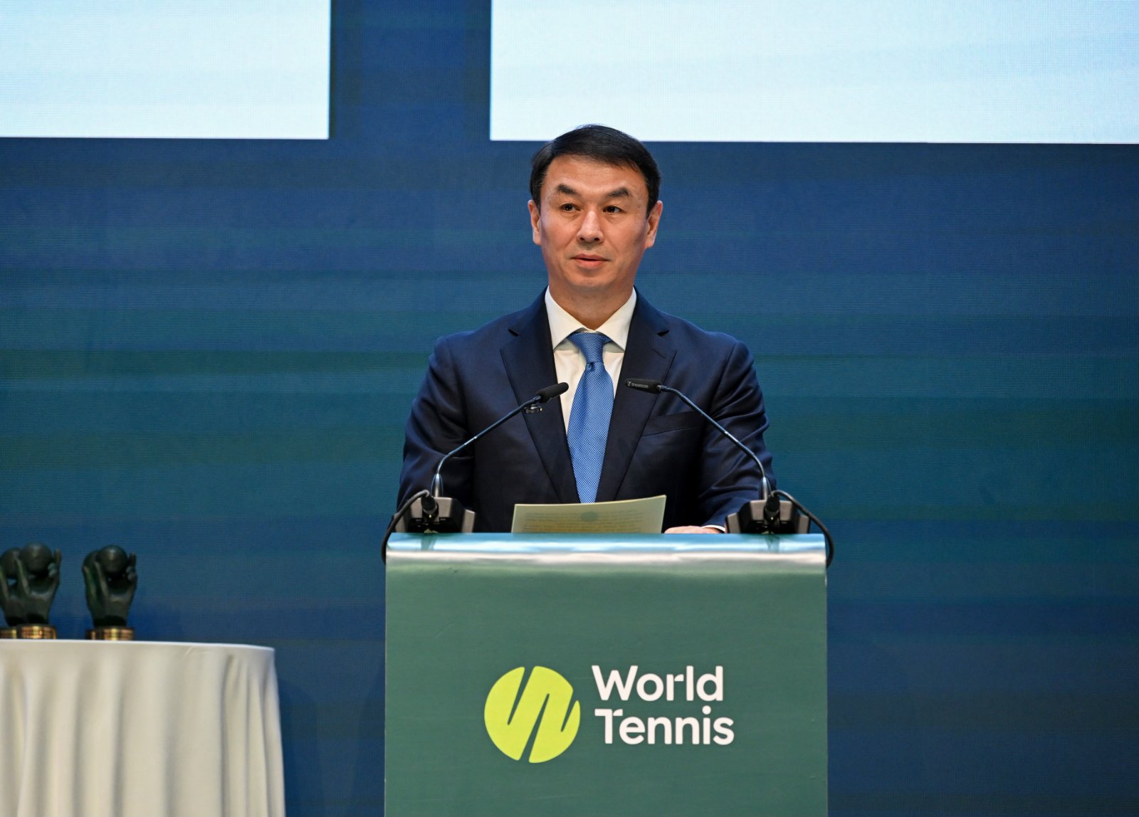 Аким Алматы Дархан Сатыбалды открыл заседание Генеральной ассамблеи World Tennis